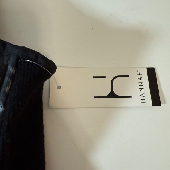 Hannah Womens Fashion Vest Size S Sleeveless Black Gray Cheetah Print Zip Up - Picture 11 of 13